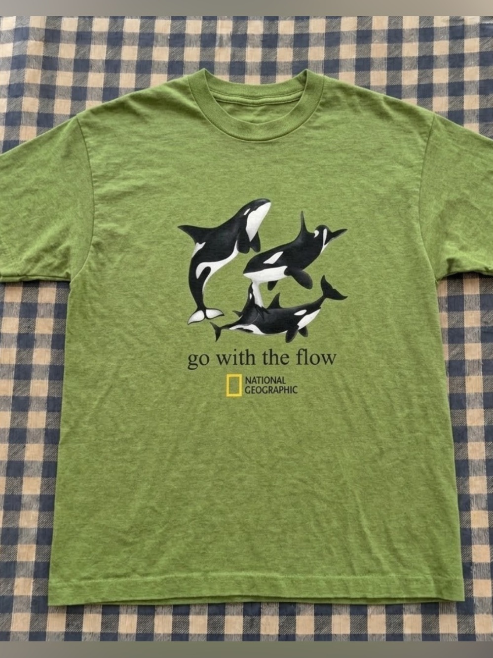 National Geographic Orca Circle Graphic Tee - Green